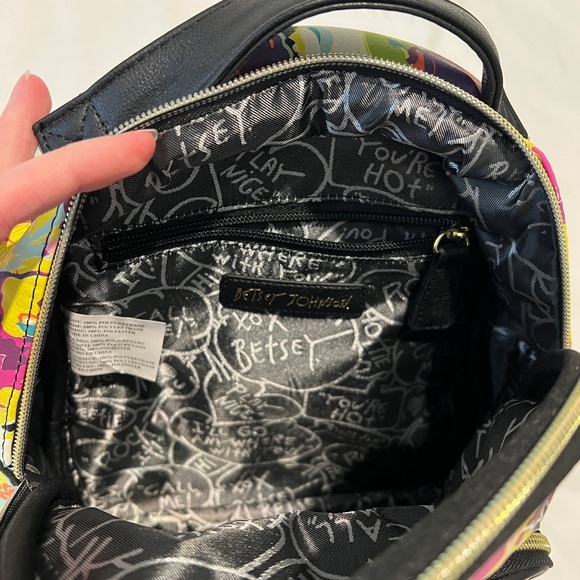Betsey Johnson Floral Backpack - Picture 3 of 4